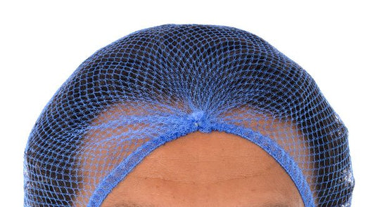 Beeswift HAIRNET BLUE DETECTABLE Box 100