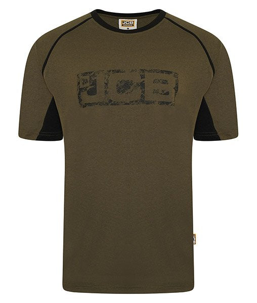 JCB Trade Tshirt Olive/Black M