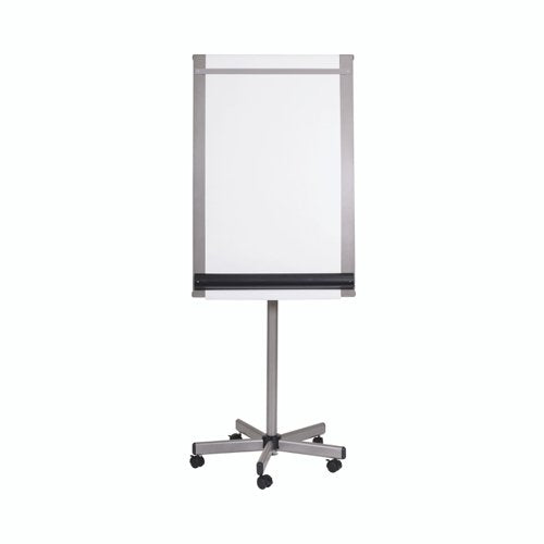 Bi-Office Roll Up Mobile Flipchart Easel 700x950mm Silver - EA4822016 DD