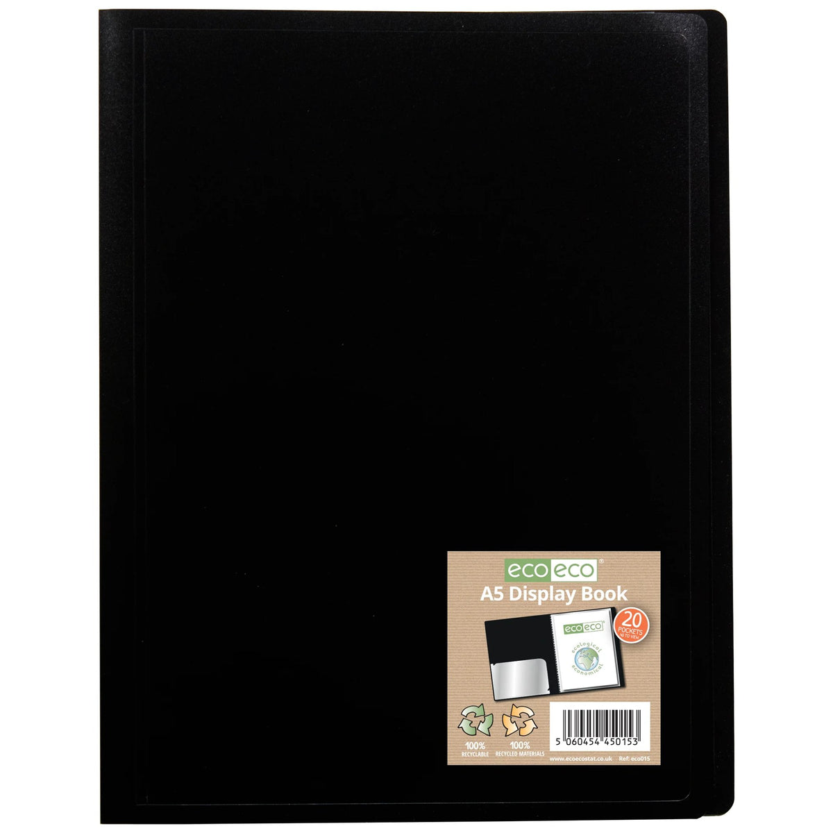 A5 20 Pocket Flexicover Display Book