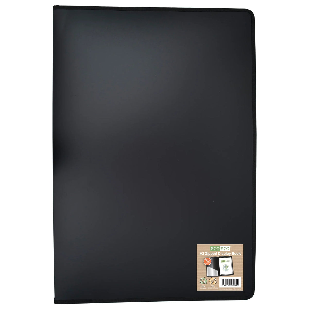 A2 30 Pocket Zipped Display Book