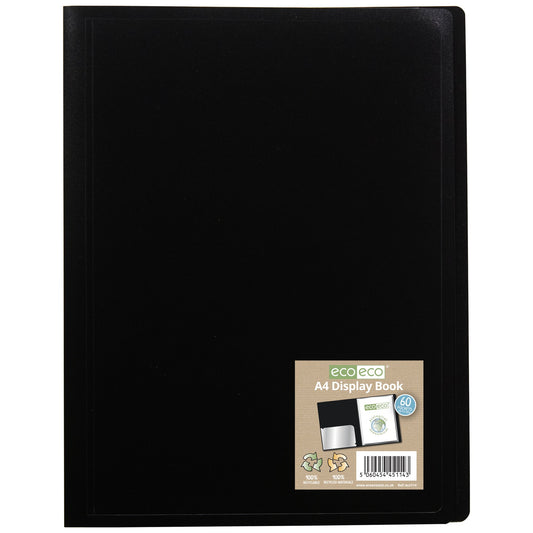 A4 100% Recycled 60 Pocket Flexicover Display Book (1)