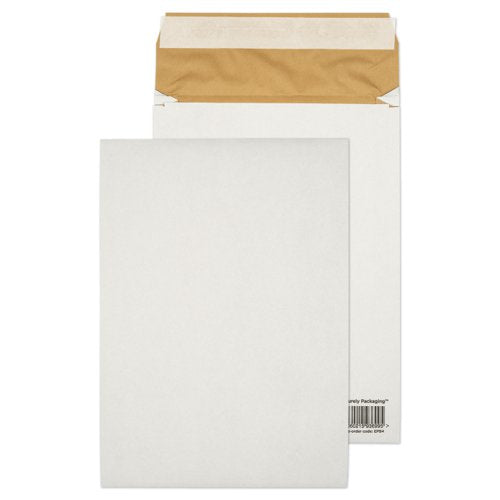 Blake Packaging Envelopes B4 White Pocket Peel and Seal Padded Eco Cushion 50mm Gusset 140gsm 350x250x50mm (Pack 100) - EPB4