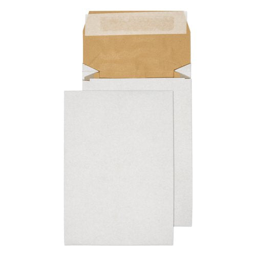 Blake Packaging Envelopes C5 White Pocket Peel and Seal Padded Eco Cushion 50mm Gusset 140gsm 229x162x50mm (Pack 100) - EPC5