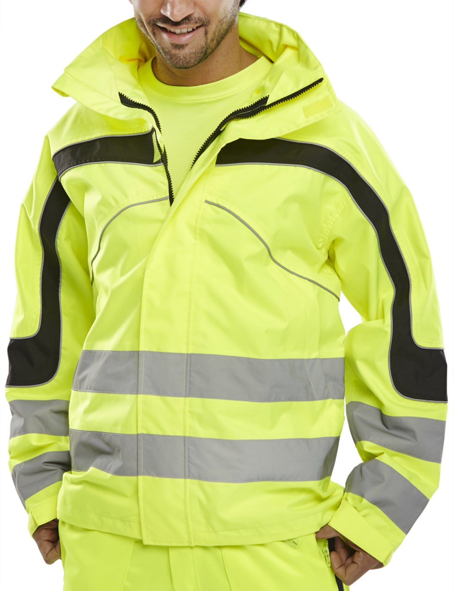 Beeswift Eton Breathable En471 Jacket Saturn Yellow 3XL