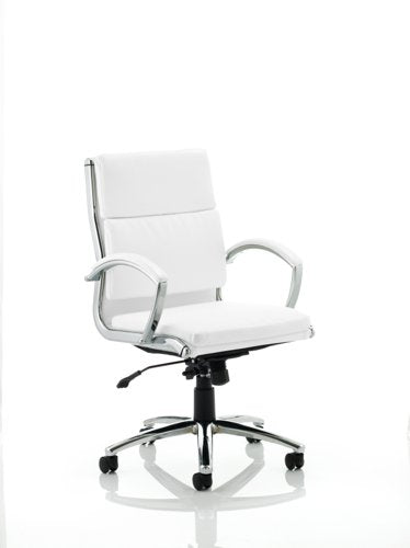 Classic Executive Chair Medium Back White EX000012 DD