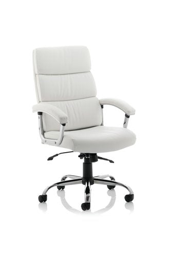 Desire High Executive Chair White With Arms EX000020 DD