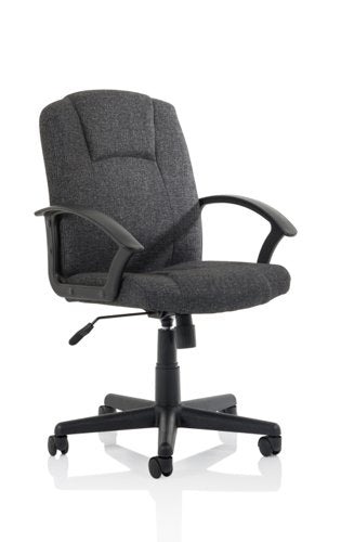 Bella Executive Managers Chair Charcoal Fabric EX000248 DD