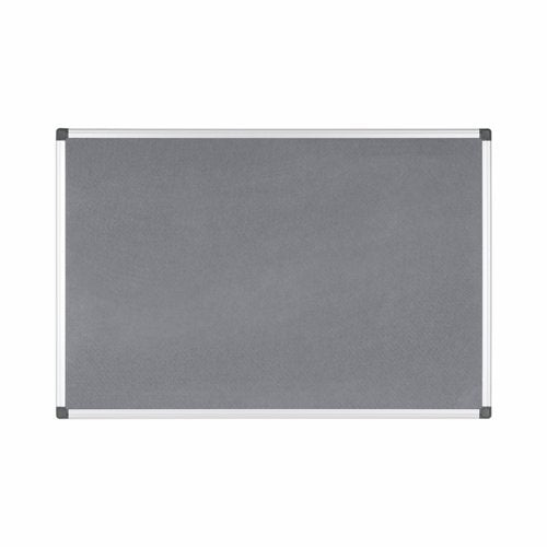 Bi-Office Maya Grey Felt Noticeboard Aluminium Frame 1200x1200mm - FA3842170 DD