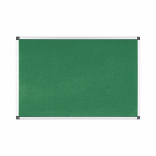 Bi-Office Maya Green Felt Noticeboard Aluminium Frame 1200x1200mm - FA3844170 DD