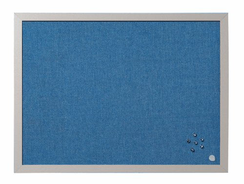 Bi-Office Blue Bells Pearl Noticeboard Aluminium Frame 600x450mm - FB04130608 DD