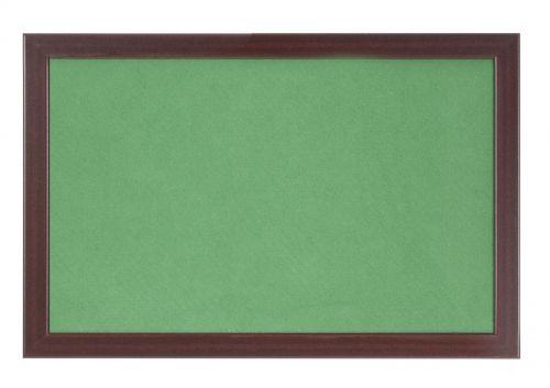 Bi-Office Earth-It Green Felt Noticeboard Cherry Wood Frame 600x900mm - FB0744653 DD