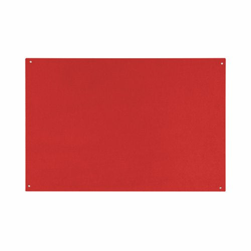 Bi-Office Red Felt Noticeboard Unframed 900x600mm - FB0746397 DD