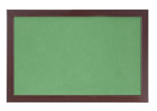 Bi-Office Earth-It Green Felt Noticeboard Cherry Wood Frame 1200x900mm - FB1444653 DD