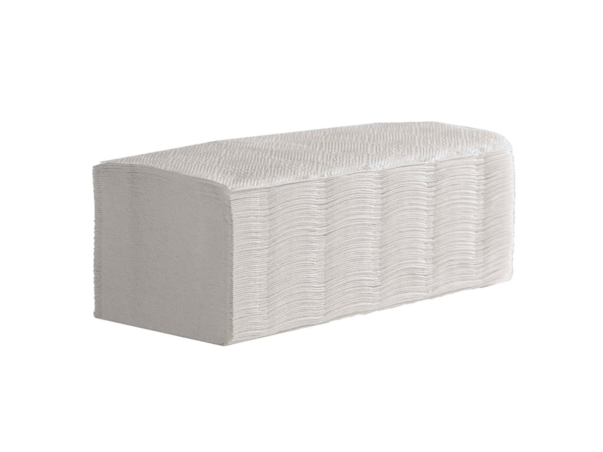 2 Ply White V Fold Flushable Hand Towels