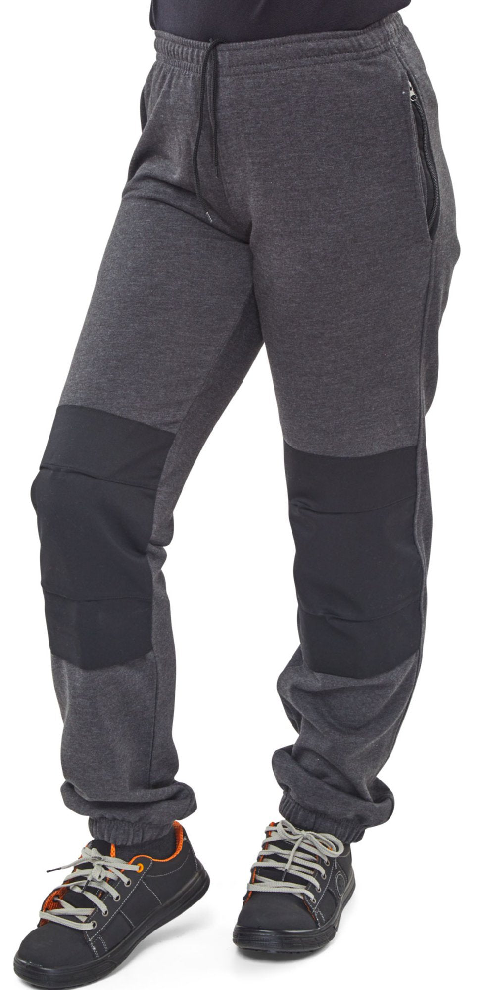 Beeswift Grey Fleece Jogging Bottom Grey L