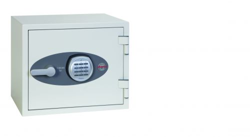 Phoenix Titan Size 1 Fire and Security Safe Electronic Lock White FS1281E DD