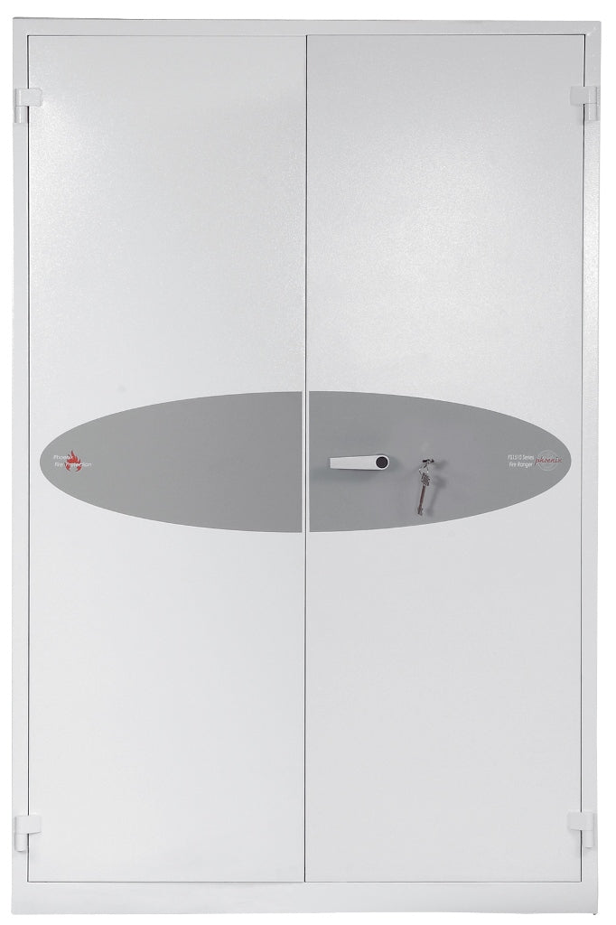 Phoenix Fire Ranger Size 4 Fire Safe Key Lock White FS1514K - DD