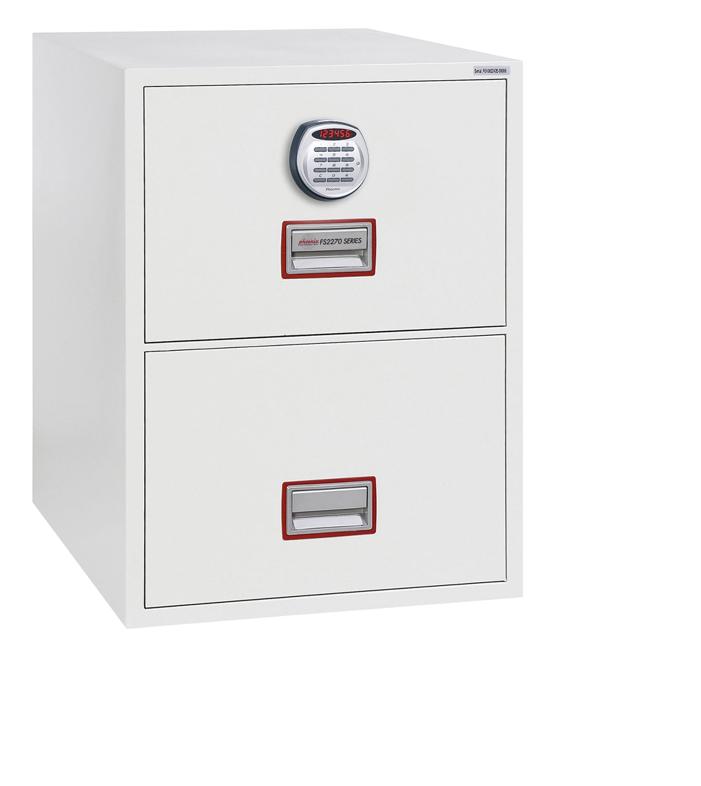 Phoenix World Class Vertical Fire File 2 Drawer Filing Cabinet With Electronic Lock - FS2272E DD