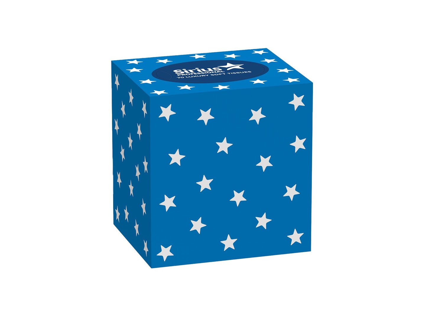2 ply white cubed facial tissues - 24 x 70 sheets - TIS1125