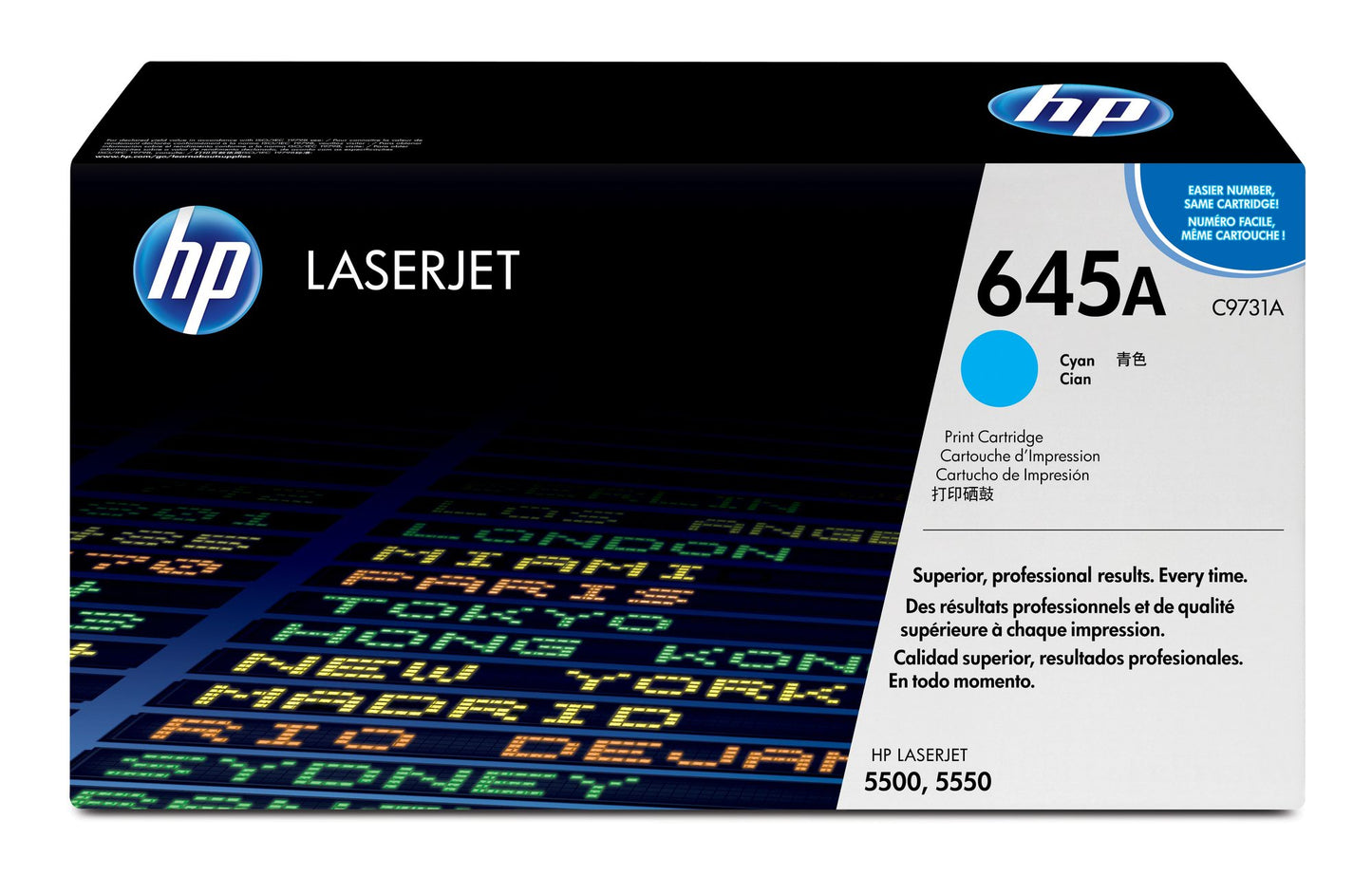 HP C9731A CYAN TONER CART LJET 5500 12K