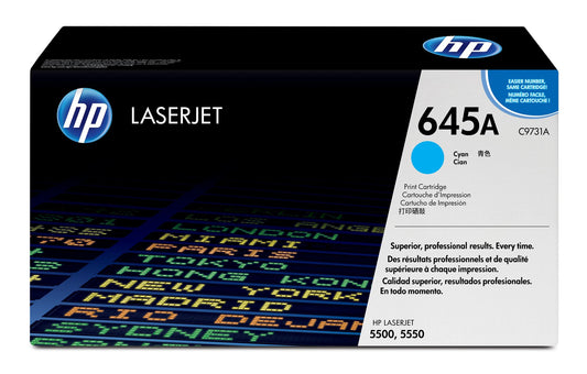 HP C9731A CYAN TONER CART LJET 5500 12K