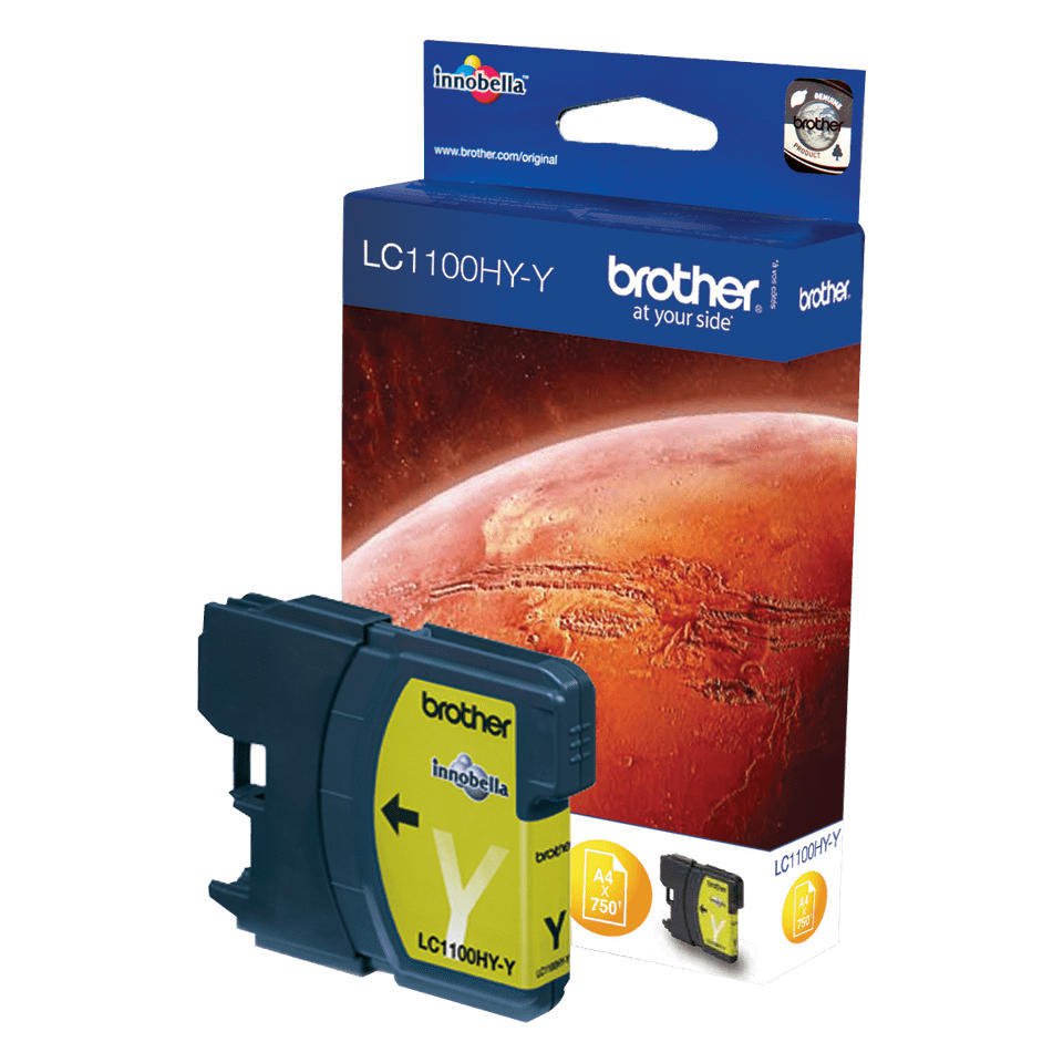 Original Brother LC1100HYY High Capacity Yellow Original Print Cartridge