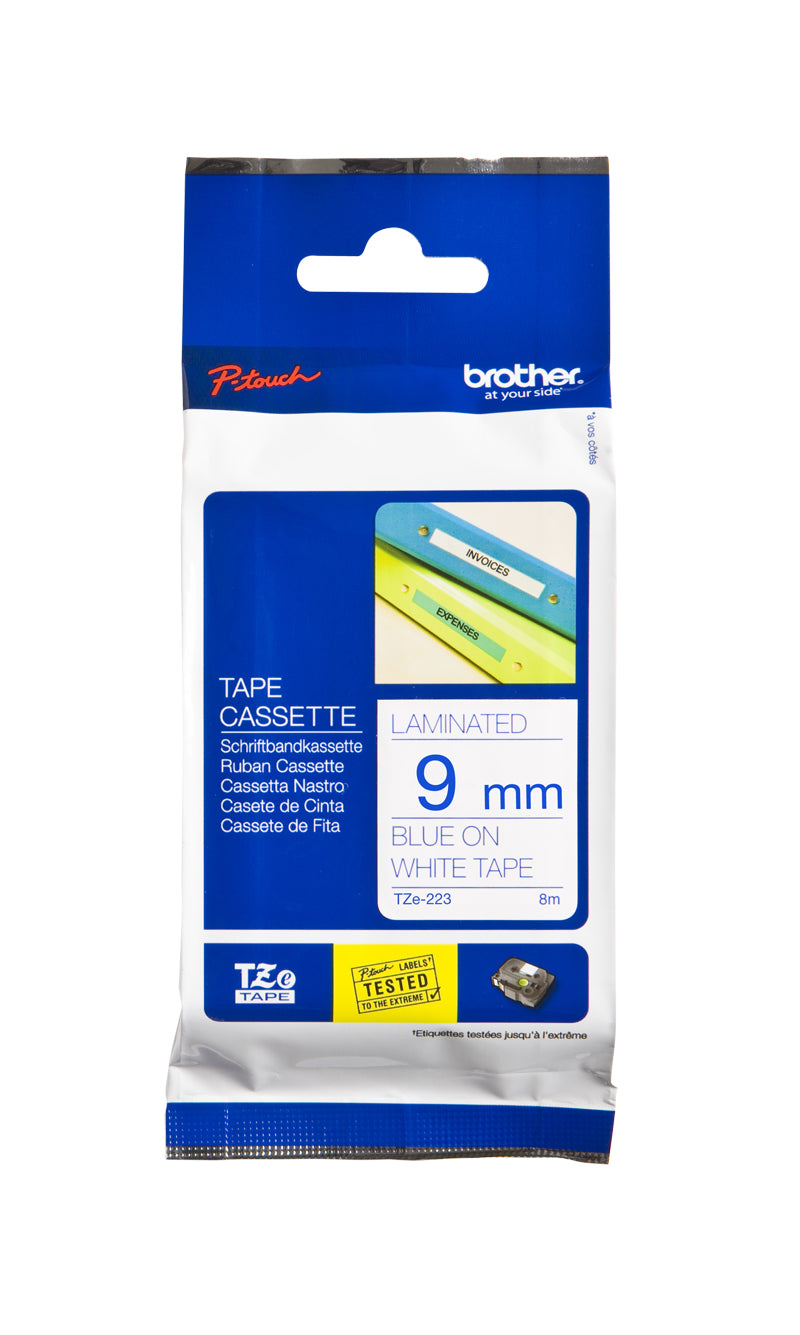 Brother TZE223 PTouch Ribbon 9mm x 8m
