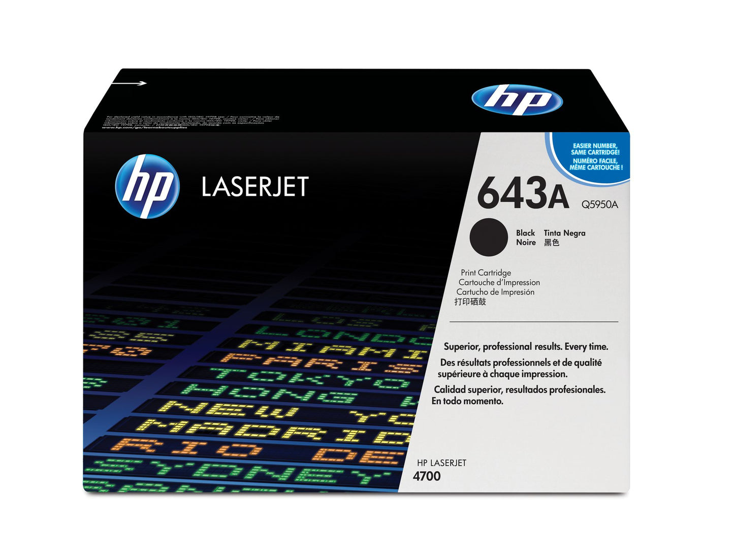 HP Q5950A COLOUR LJET 4700 BLACK TONER