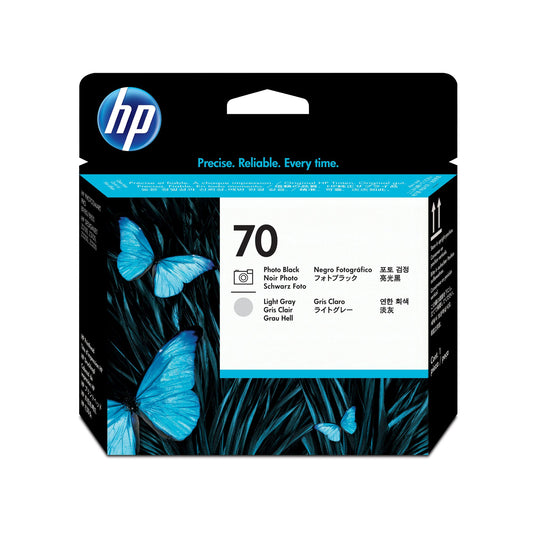 HP C9407A NO 70 PHead Black + Light Grey