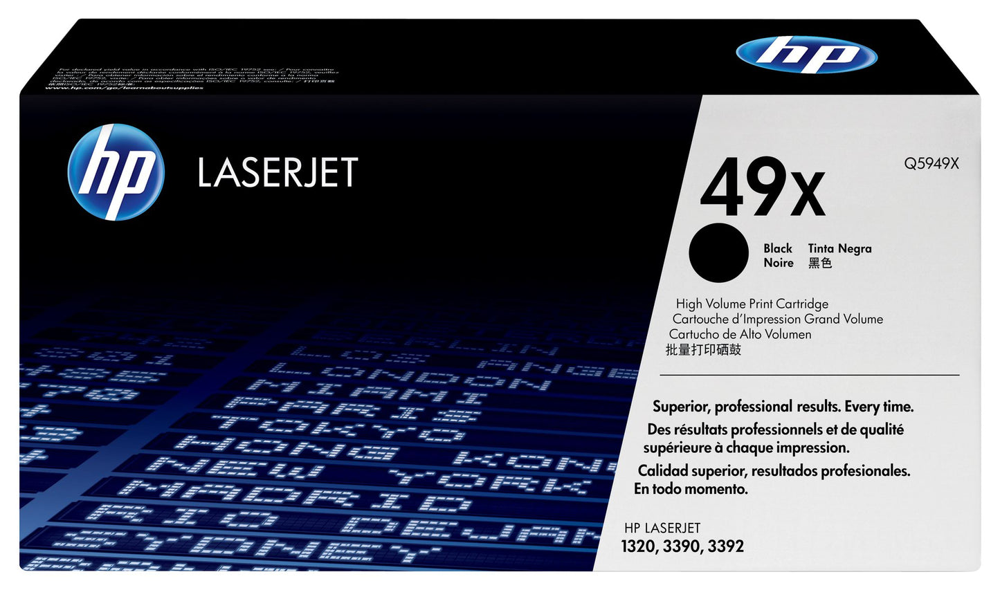 HP Q5949X BLACK HIGH CAP LJET 1320 6K