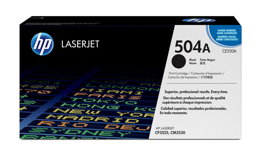 HP CE250A BLACK COLOUR LASERJET TONER