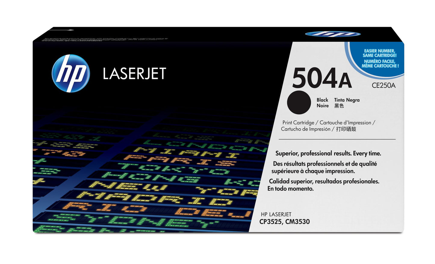 Original HP CE250A (504A) Toner black 5K pages