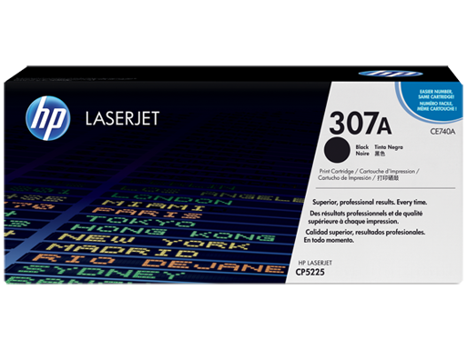 Original HP CE740A Black 7000 Pages Original Toner 307A