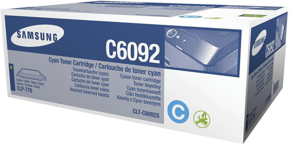Original Samsung CLP770 Cyan Toner CLT-C6092S HP SU082A 7000 Pages Original Toner