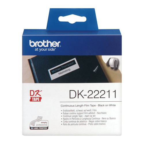 Brother White Film Roll 29mm x 15.2m - DK22211