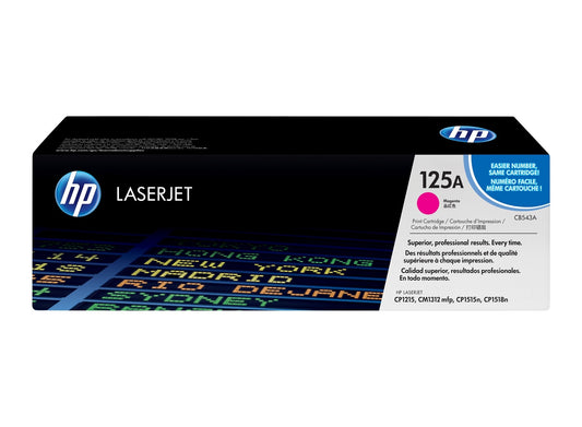 HP CB543A MAGENTA PRINT CART NO 125A