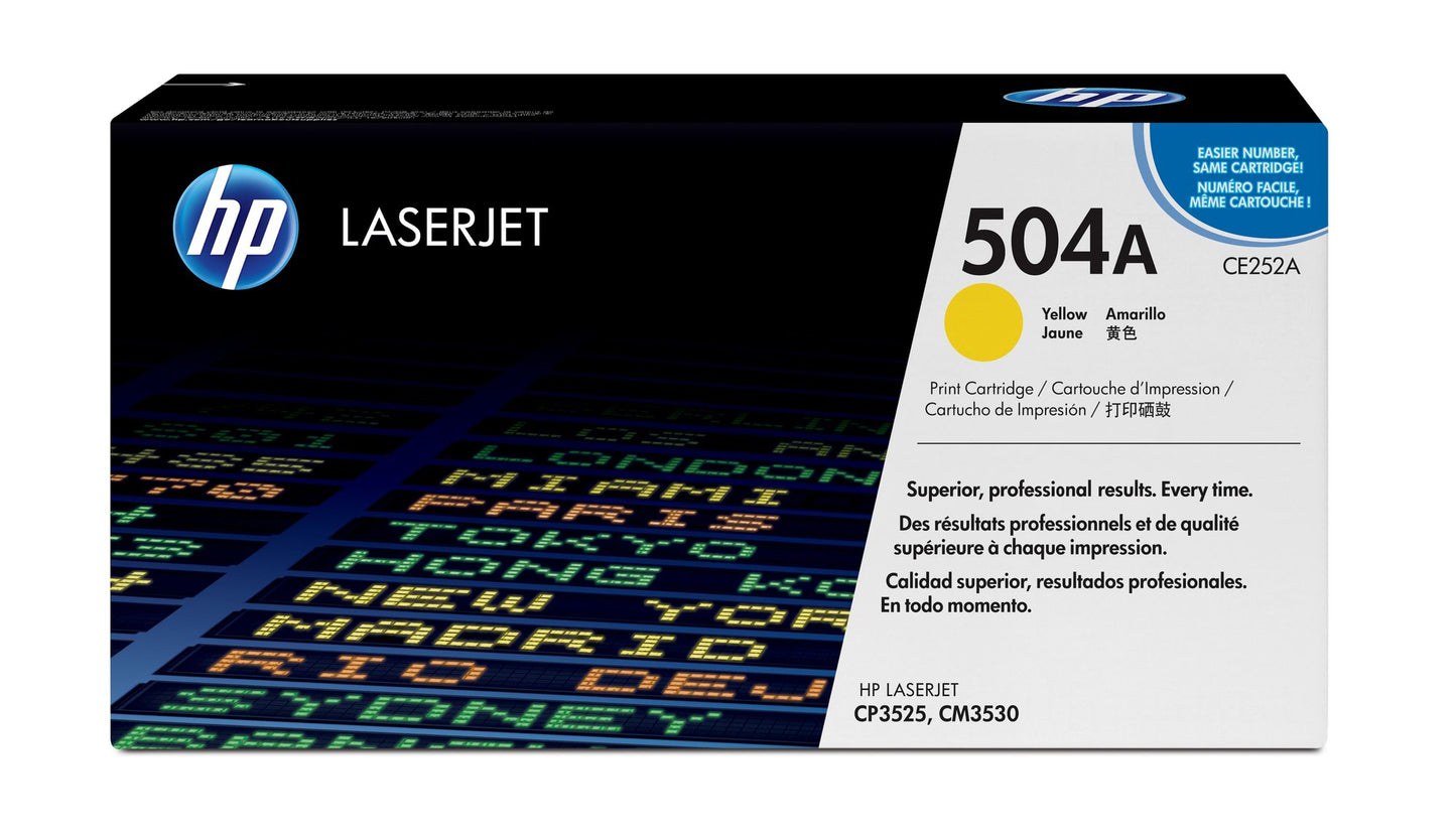 Original HP CE252A (504A) Toner yellow 7K pages