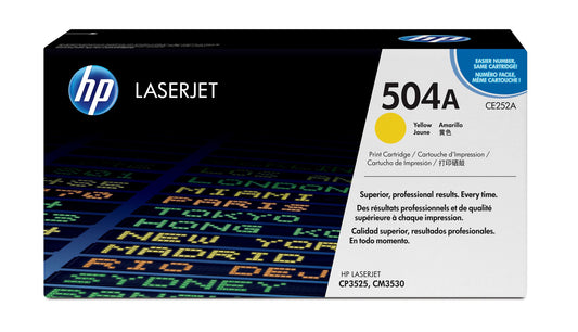 HP CE252A YELLOW COLOUR LASERJET TONER