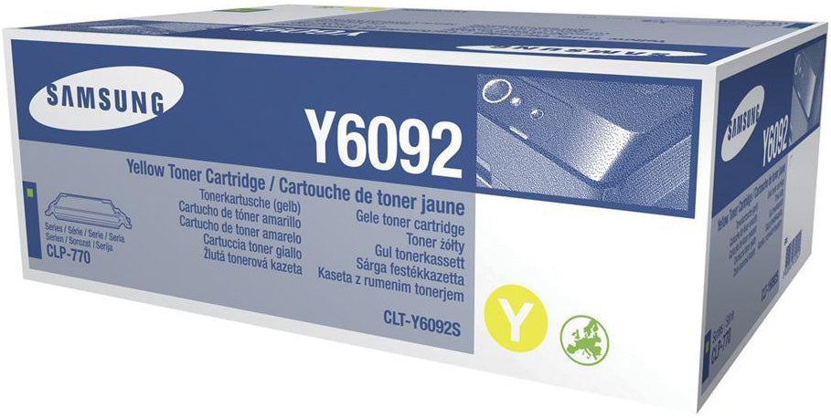 Original Samsung CLP770 Yellow Toner CLT-Y6092S HP SU559A 7000 Pages Original Toner