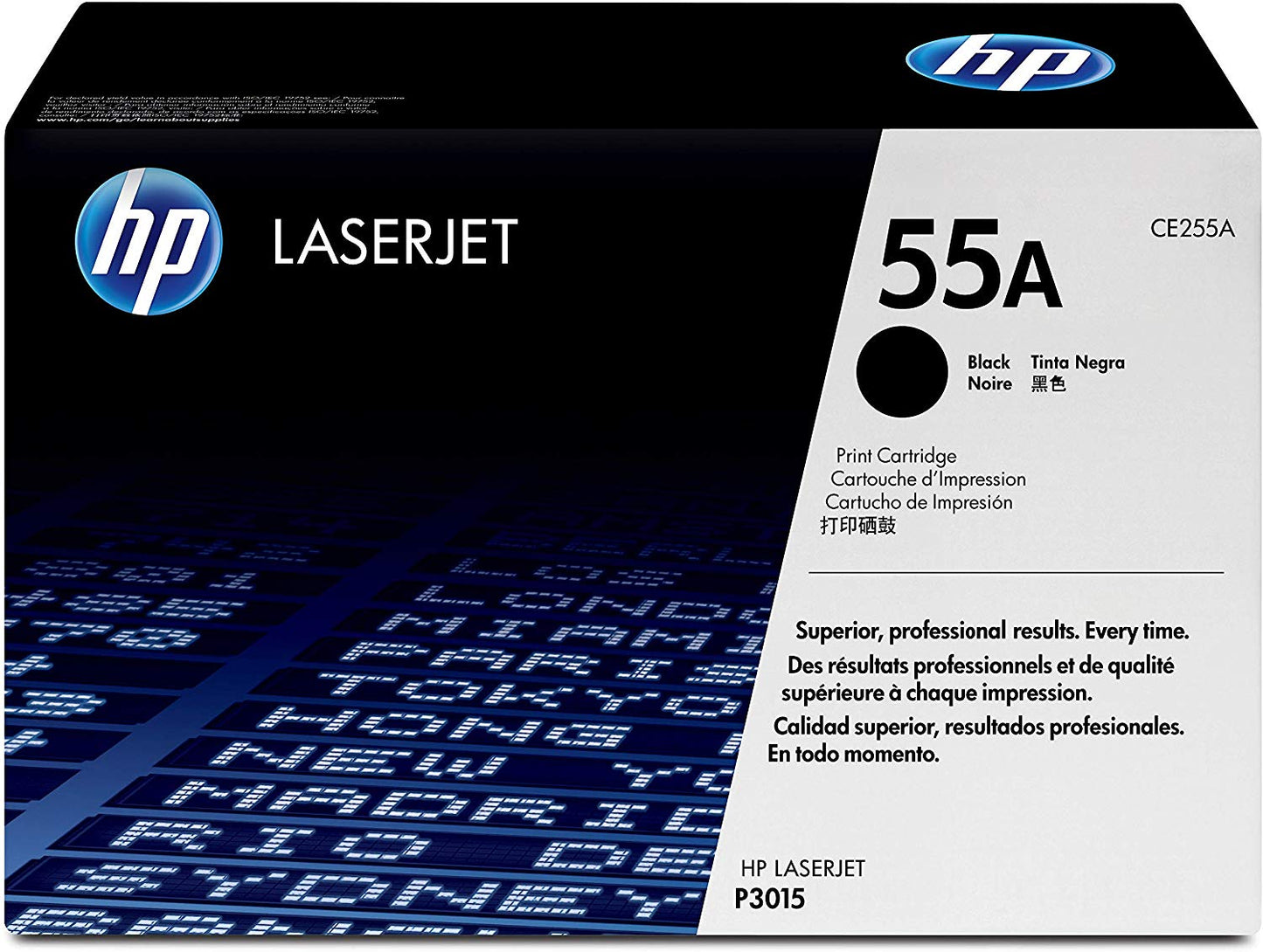 Original HP CE255A Black 6000 Pages Original Toner 55A