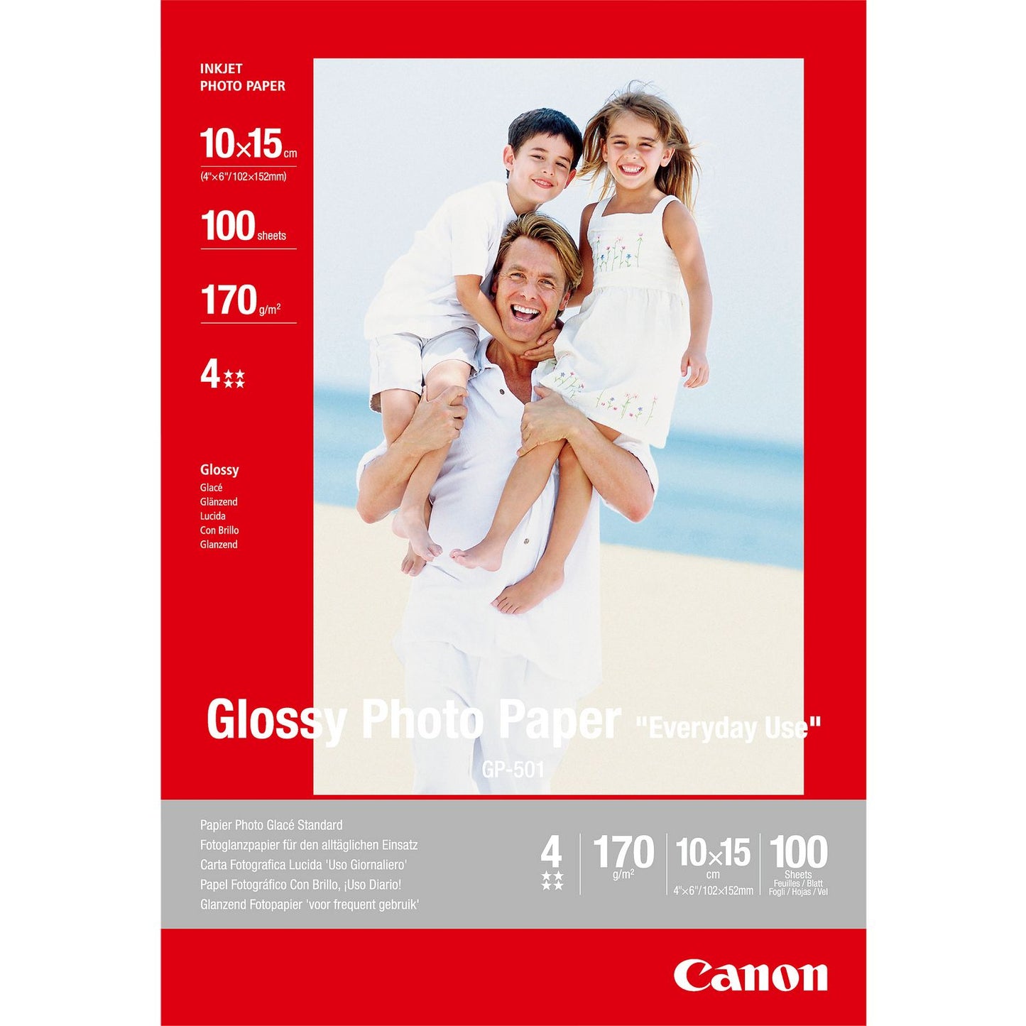CANON 0775B003 GP501 PHT PAPER 4X6 100PK