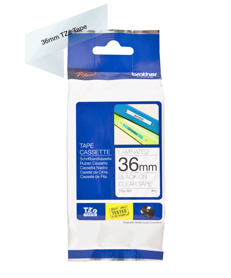 Brother TZE161 PTouch Ribbon 36mm x 8m