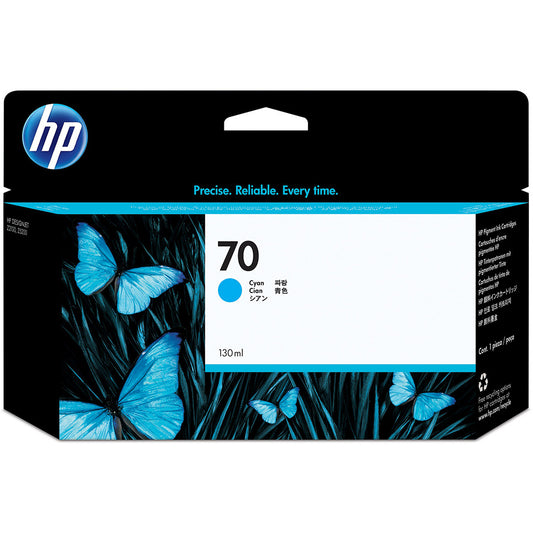 HP C9452A 70 CYAN INK CARTRIDGE 130ML