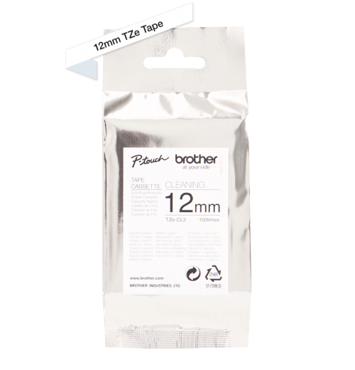 Brother PTouch Head Cleaning Tape 12mm - TZECL3