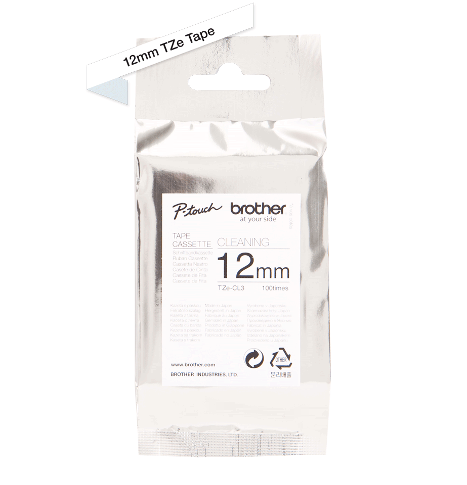 Brother TZECL3 Ptouch Ribbon 12mm