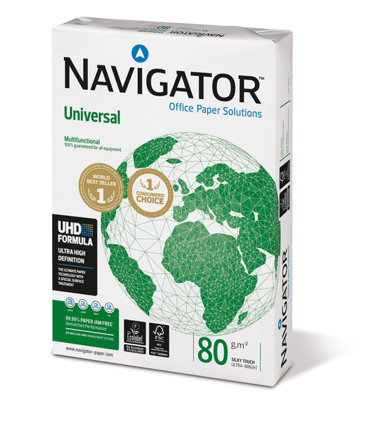 Navigator Universal A4 Paper 80gsm White (2500 Pack)