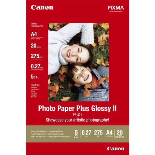 Canon PP-201 Glossy Photo Paper A4 (Pack 20) - 2311B019