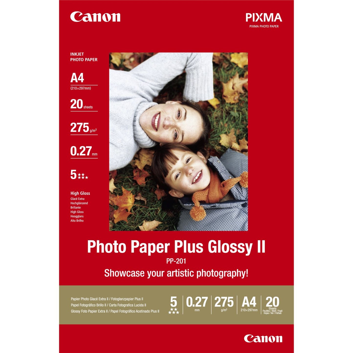 CANON 2311B019 PP201 A4 PAPER 20 SHTS