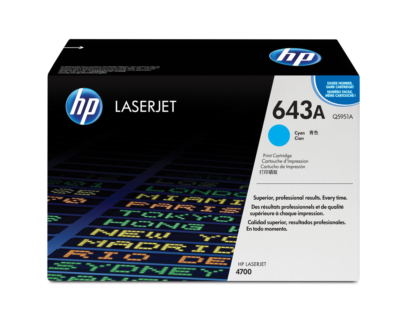 HP Q5951A COLOUR LJET 4700 CYAN TONER